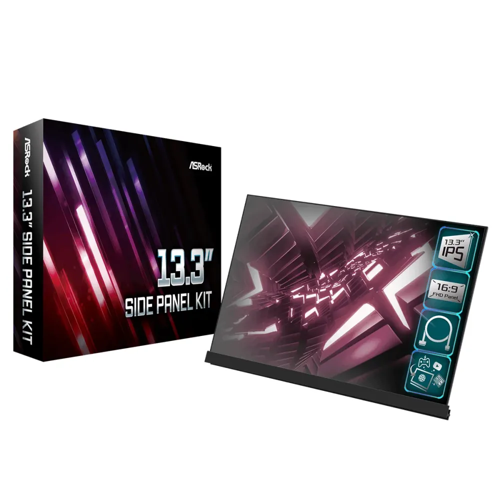 Допълнителен Екран ASRock 13.3 Допълнителен Екран ASRock 13.3
