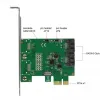 Карта Delock, PCI Express x1 към 2 port SATA, RAID