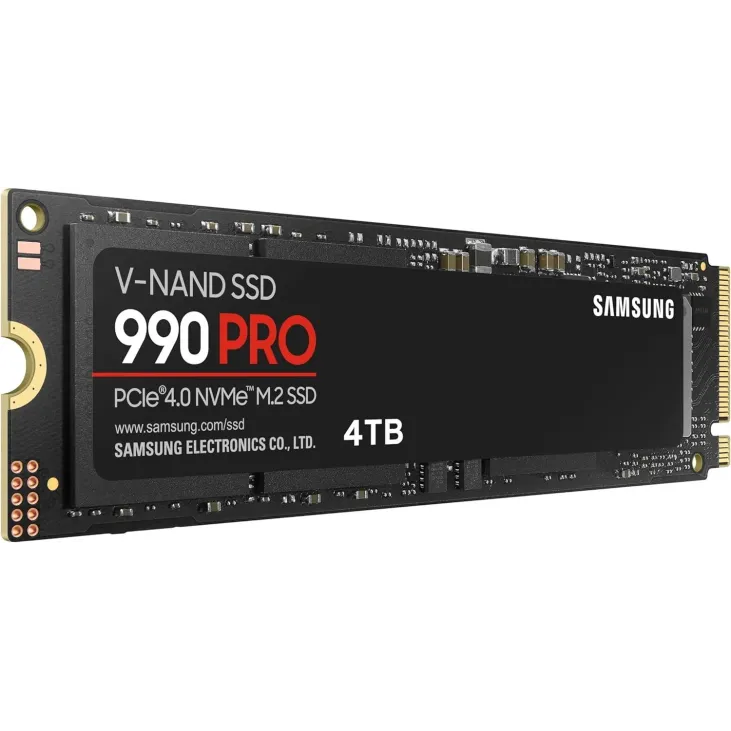 SSD SAMSUNG 990 PRO, 4TB, M.2 Type 2280, MZ-V9P4T0BW