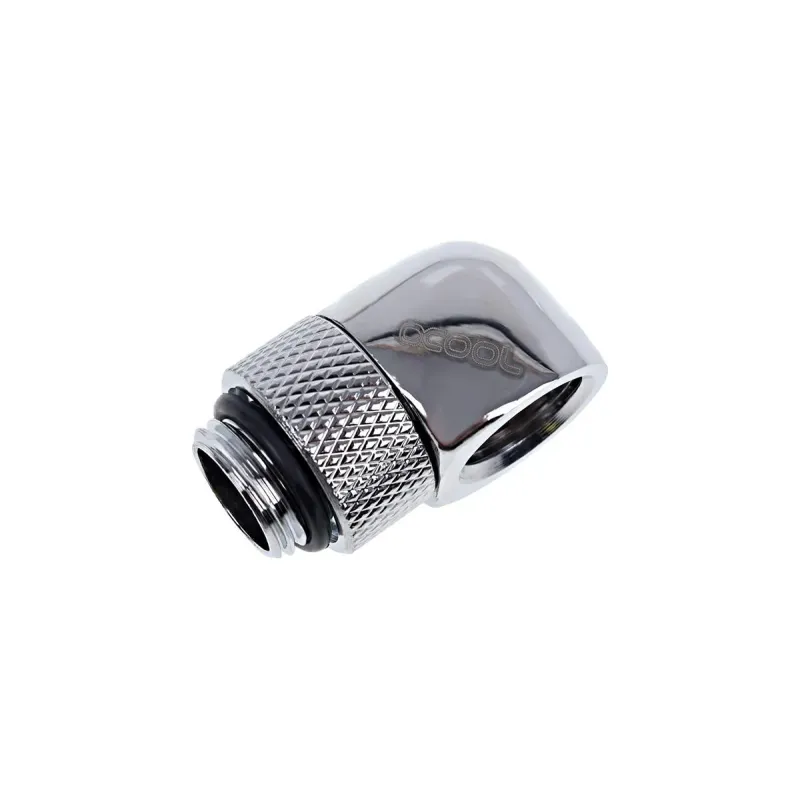 Въртящ се L-конектор Alphacool Eiszapfen, G1/4 AG auf G1/4 IG, Сребрист Въртящ се L-конектор Alphacool Eiszapfen, G1/4 AG auf G1/4 IG, Сребрист