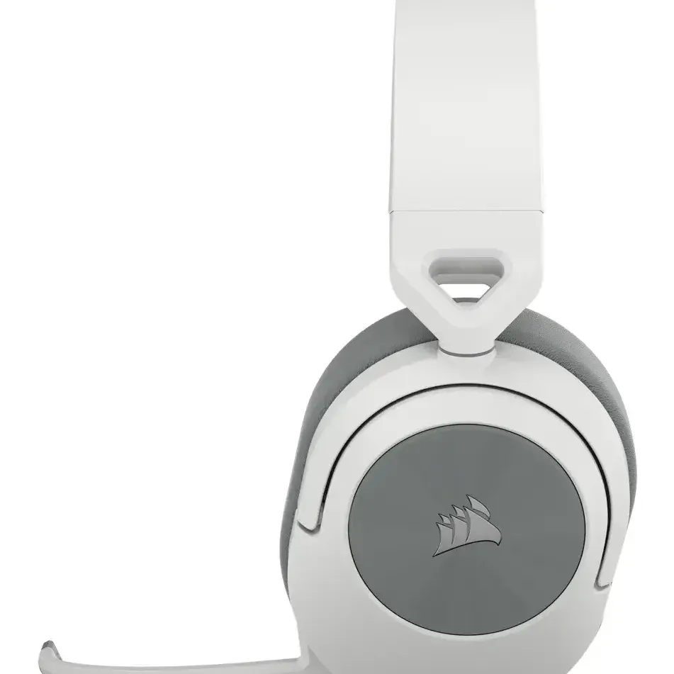 Геймърски слушалки с микрофон Corsair HS55 White безжични и блутут PC/PS5/PS4