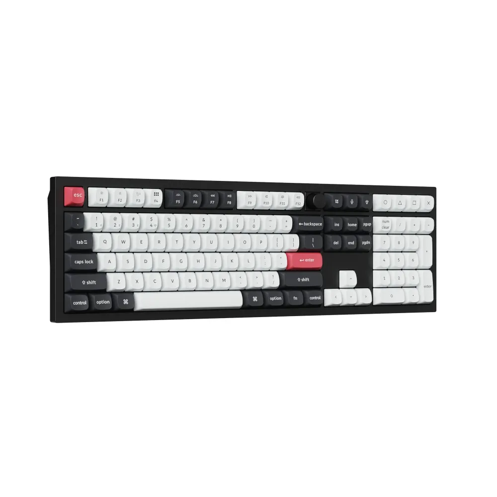 Безжична механичка клавиатура Keychron Q6 HE QMK Gateron Double-Rail Magnetic Switch - Carbon Black