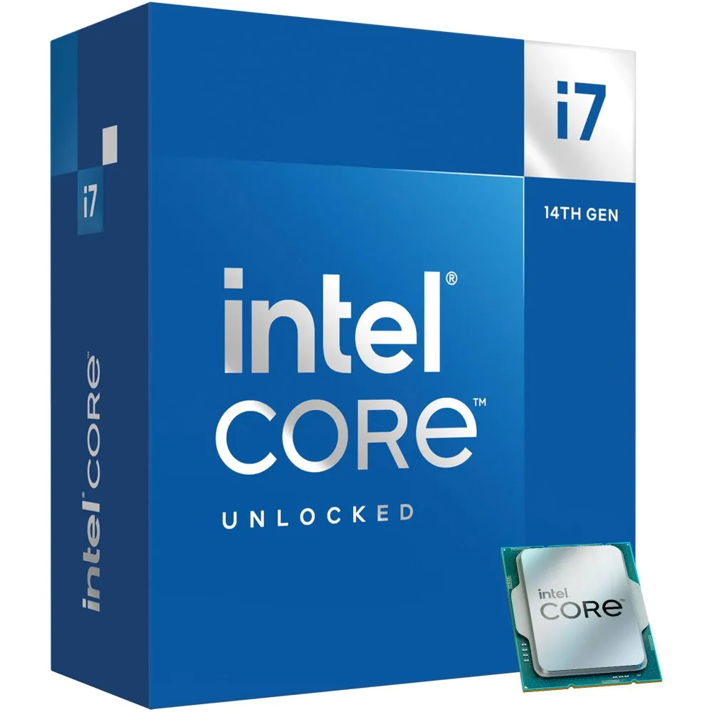Процесор Intel Raptor Lake i7-14700K, 20 Cores 3.4 GHz, 33MB, 125W, LGA1700, BOX Процесор Intel Raptor Lake i7-14700K, 20 Cores 3.4 GHz, 33MB, 125W, LGA1700, BOX