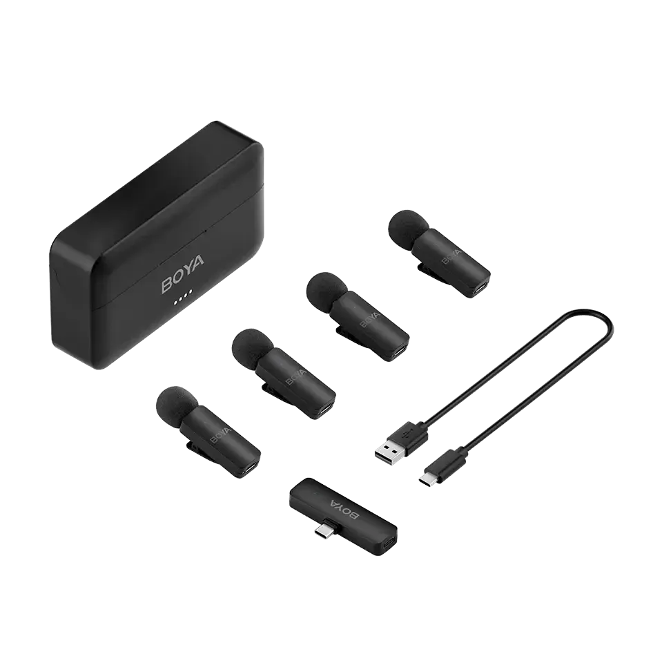 Безжична микрофонна система BOYA BY-V4U - USB-C