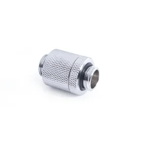 D-Plug Alphacool ES, 20mm, G1/4 AG auf G1/4 AG, Сребрист