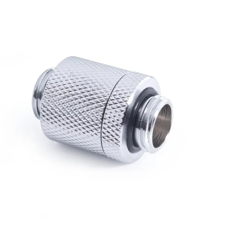 D-Plug Alphacool ES, 20mm, G1/4 AG auf G1/4 AG, Сребрист