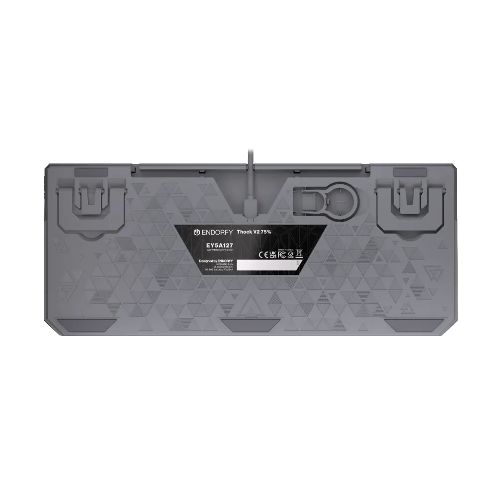 Endorfy механична клавиатура Thock V2 75%, PBT, Endorfy Red switch, US Layout Endorfy механична клавиатура Thock V2 75%, PBT, Endorfy Red switch, US Layout