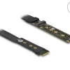 Карта Delock 64136, M.2 Key M Extension NVMe, Кабел 20 см.