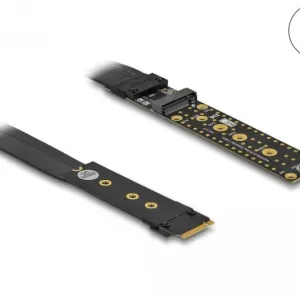 Карта Delock 64136, M.2 Key M Extension NVMe, Кабел 20 см.