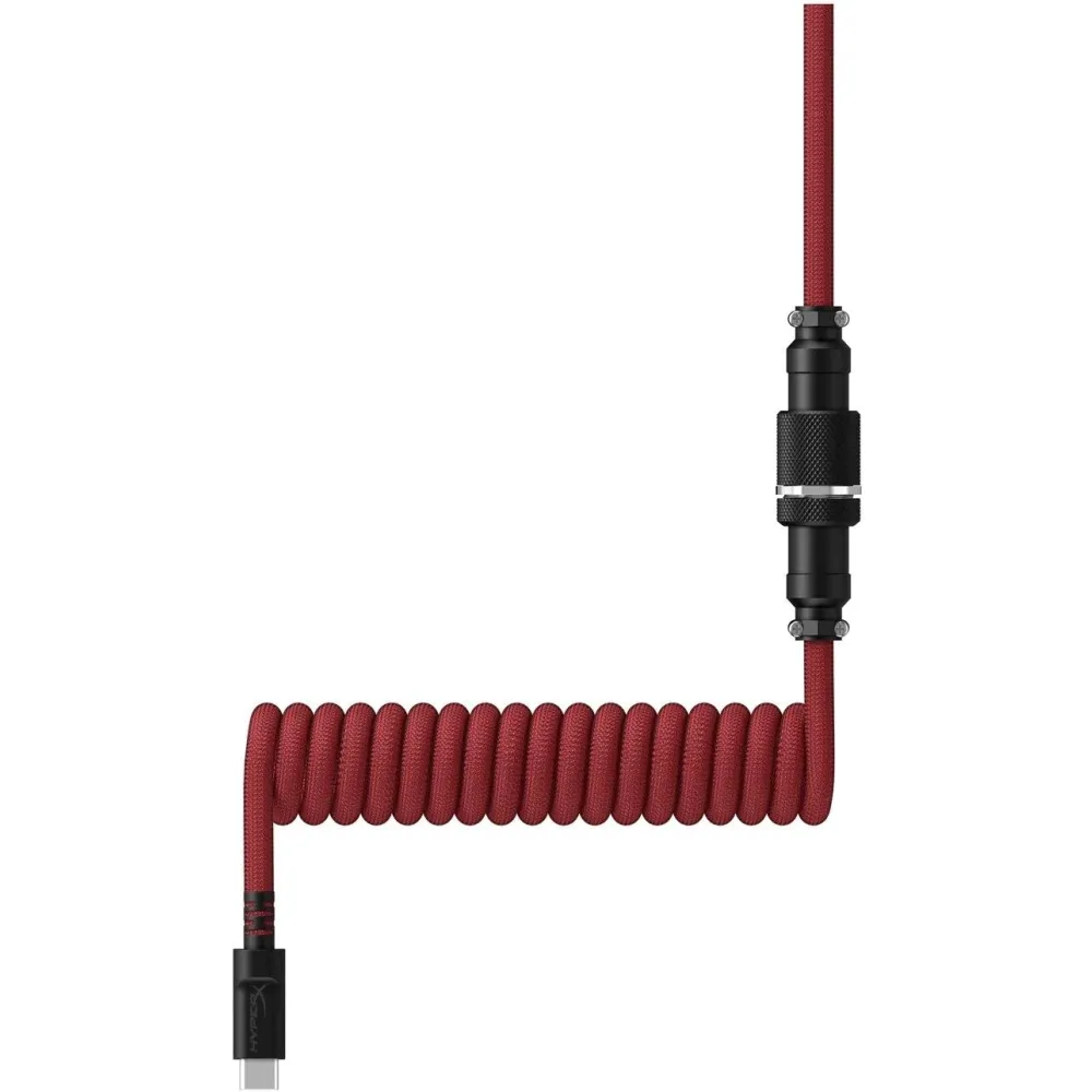 Кабел за клавиатура HyperX Coiled Cable USB-C Red-Black Кабел за клавиатура HyperX Coiled Cable USB-C Red-Black