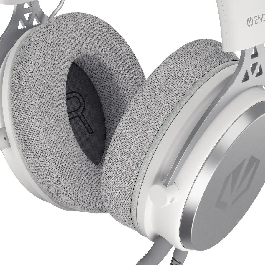 Геймърски слушалки ENDORFY Viro Plus 7.1 USB - Onyx White