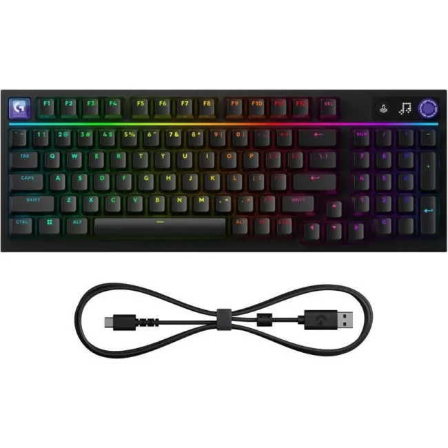 Геймърска механична клавиатура Logitech G316 X 98 - Hot-Swappable Tactile Switch - Black