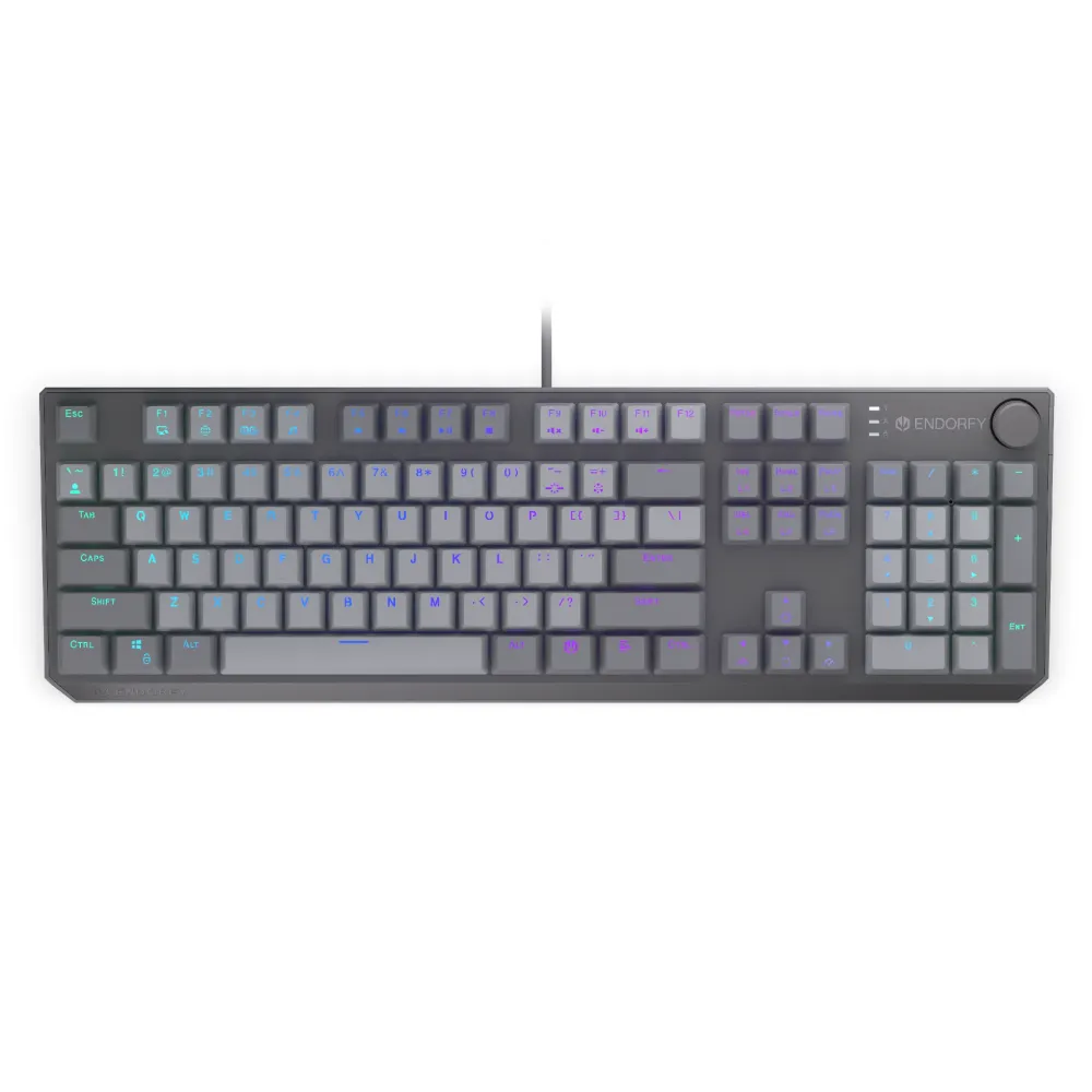 Endorfy механична клавиатура Thock V2 Full Size, PBT, Endorfy Red switch, US Layout
