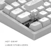 Геймърскa механична клавиатура Dark Project ALU81A Terra Nostra White RGB Геймърскa механична клавиатура Dark Project ALU81A Terra Nostra White RGB