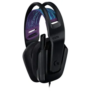 Геймърски слушалки Logitech G335, Микрофон, Черни Геймърски слушалки Logitech G335, Микрофон, Черни