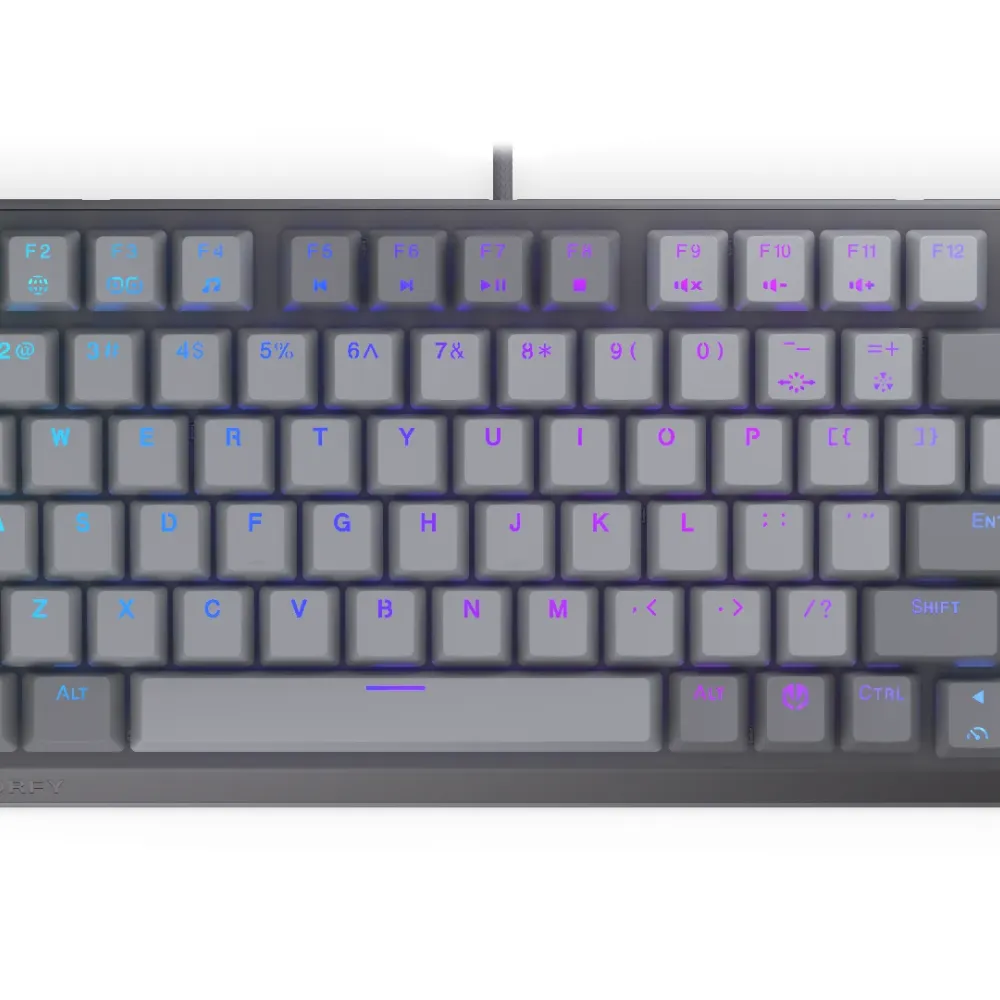 Endorfy механична клавиатура Thock V2 75%, PBT, Endorfy Red switch, US Layout