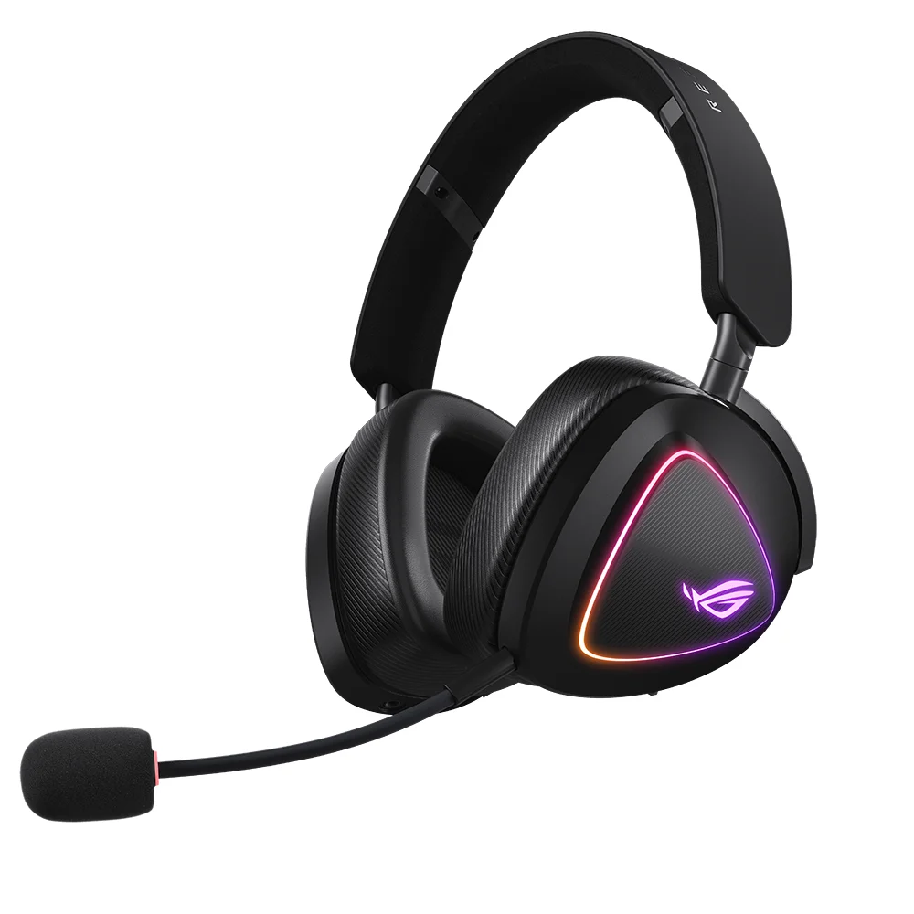 Геймърски безжични слушалки ASUS ROG Delta II - USB-C, Aura Sync RGB