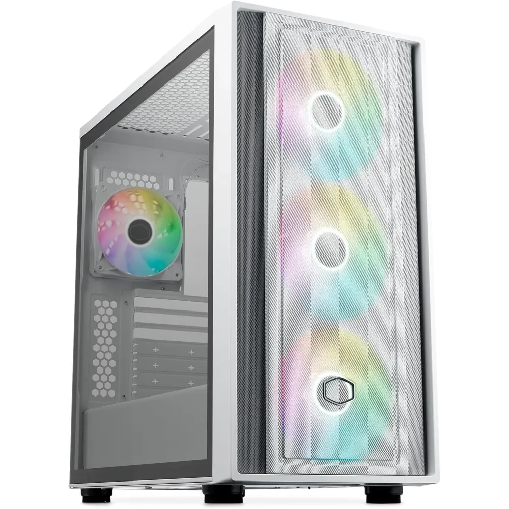 Кутия CoolerMaster MasterBox 600 - White ARGB Кутия CoolerMaster MasterBox 600 - White ARGB