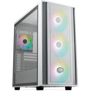 Кутия CoolerMaster MasterBox 600 - White ARGB