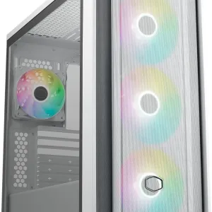 Кутия CoolerMaster MasterBox 600 - White ARGB