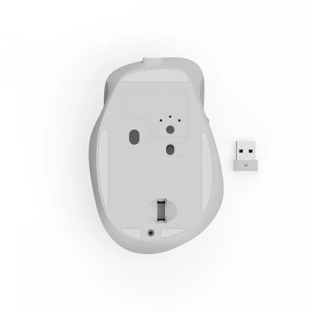 HAMA Безжична оптична мишка WM-500 Recharge, бяла, 6 бут.,800/1200/1600 dpi, безшумна