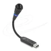 Микрофон с гъвкаво рамо Delock 66499 - USB и Mute бутон