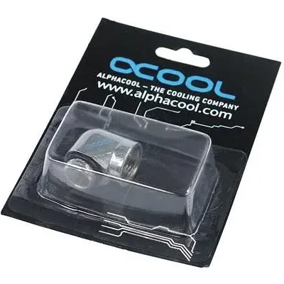 Адаптер Alphacool HF, G1/4 външна резба - G1/4, вътрешна резба, Сребрист