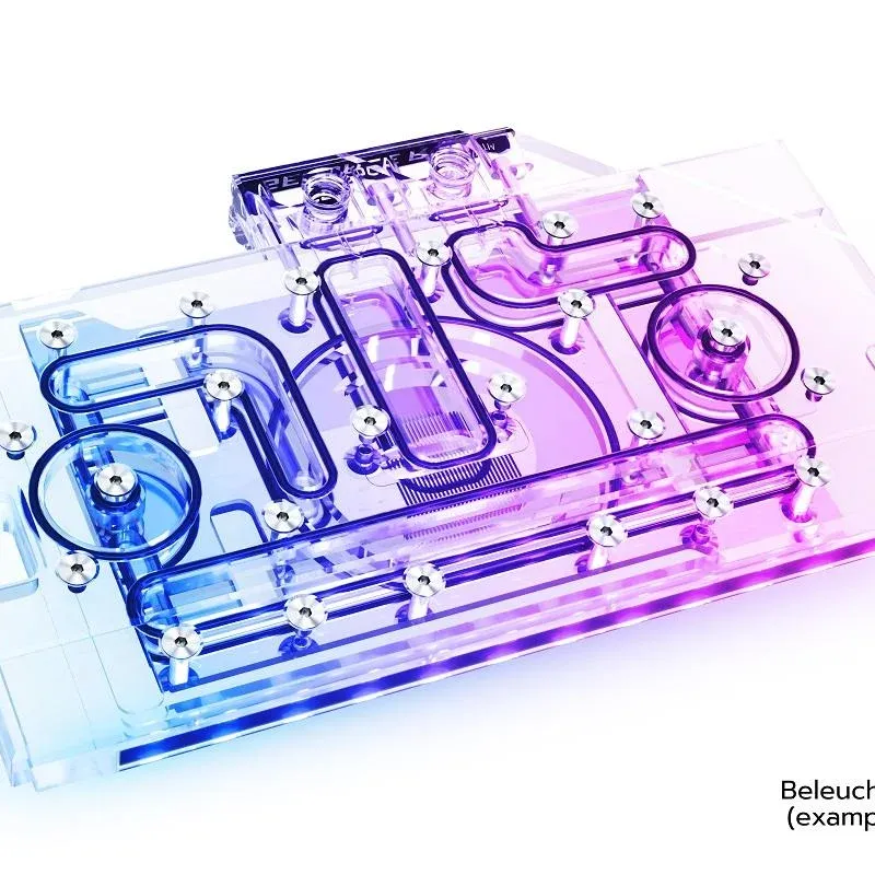 Воден блок за видео карта Alphacool Eisblock Aurora Acryl GPX-N RTX 3070 TUF/DUAL with Backplate