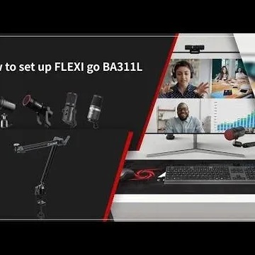AverMedia Стойка Multi-Angle Arm Flexi Go - BA311L за микрофон и камера
