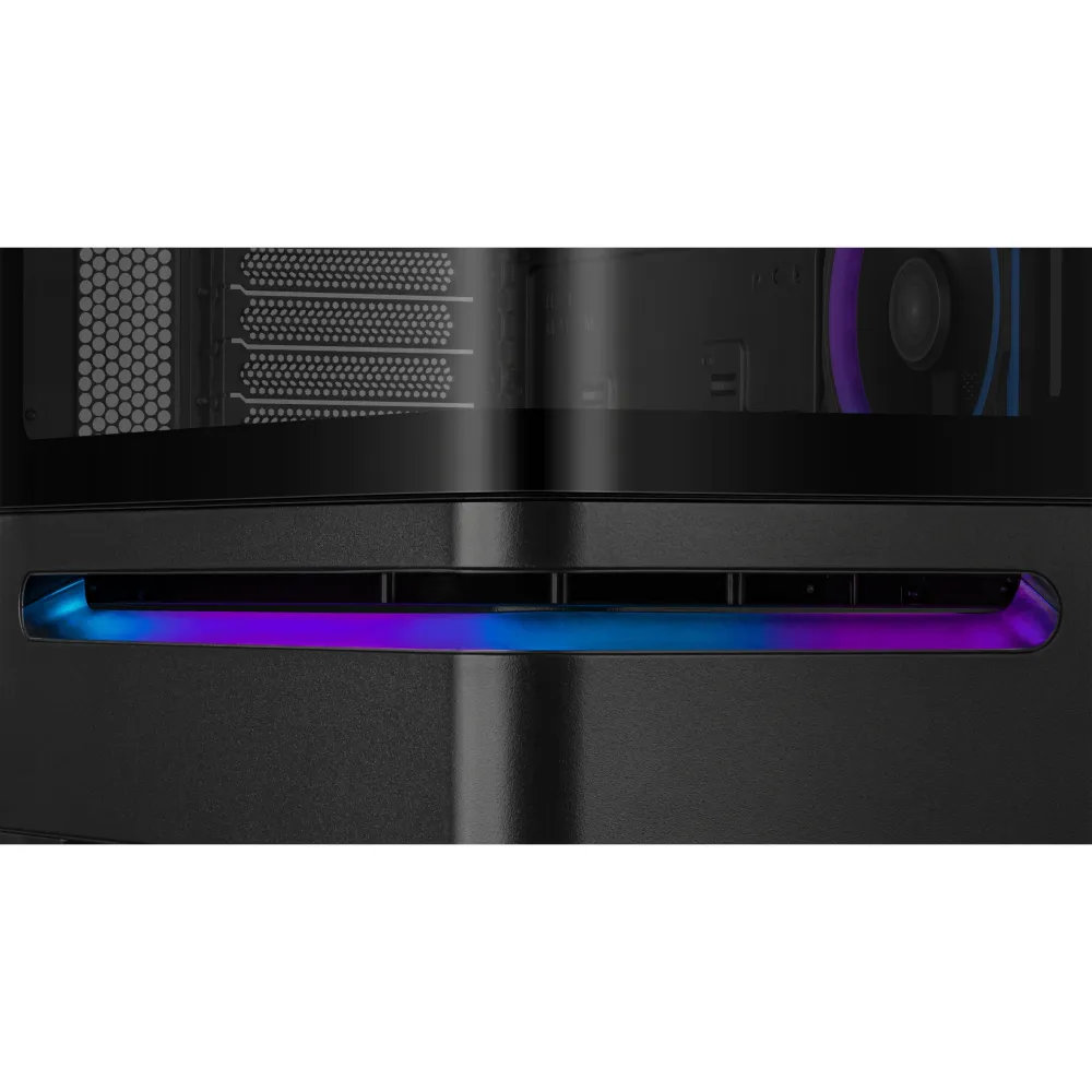 Кутия ASUS Prime AP202 ARGB mATX + 3 ARGB Вентилатора - Black