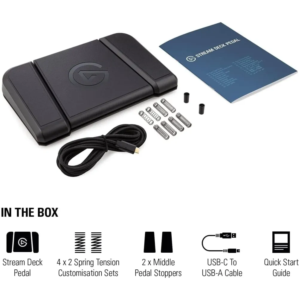 Контролер Elgato Stream Deck Pedal Контролер Elgato Stream Deck Pedal