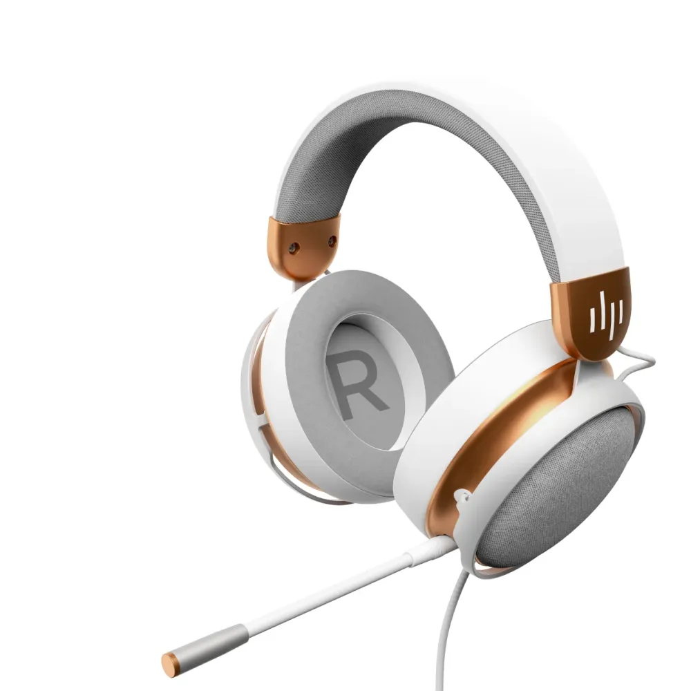 Геймърски слушалки Dark Project Sono Wired - White/Gold