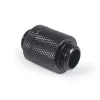 D-Plug Alphacool ES, 20mm, G1/4 AG auf G1/4 AG, Черен мат