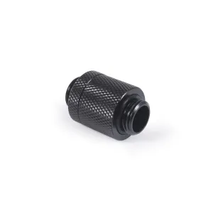 D-Plug Alphacool ES, 20mm, G1/4 AG auf G1/4 AG, Черен мат