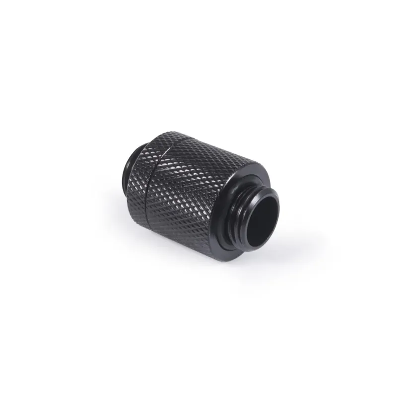 D-Plug Alphacool ES, 20mm, G1/4 AG auf G1/4 AG, Черен мат