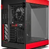Кутия HYTE Y60 Tempered Glass, Mid-Tower, Черно и Червено