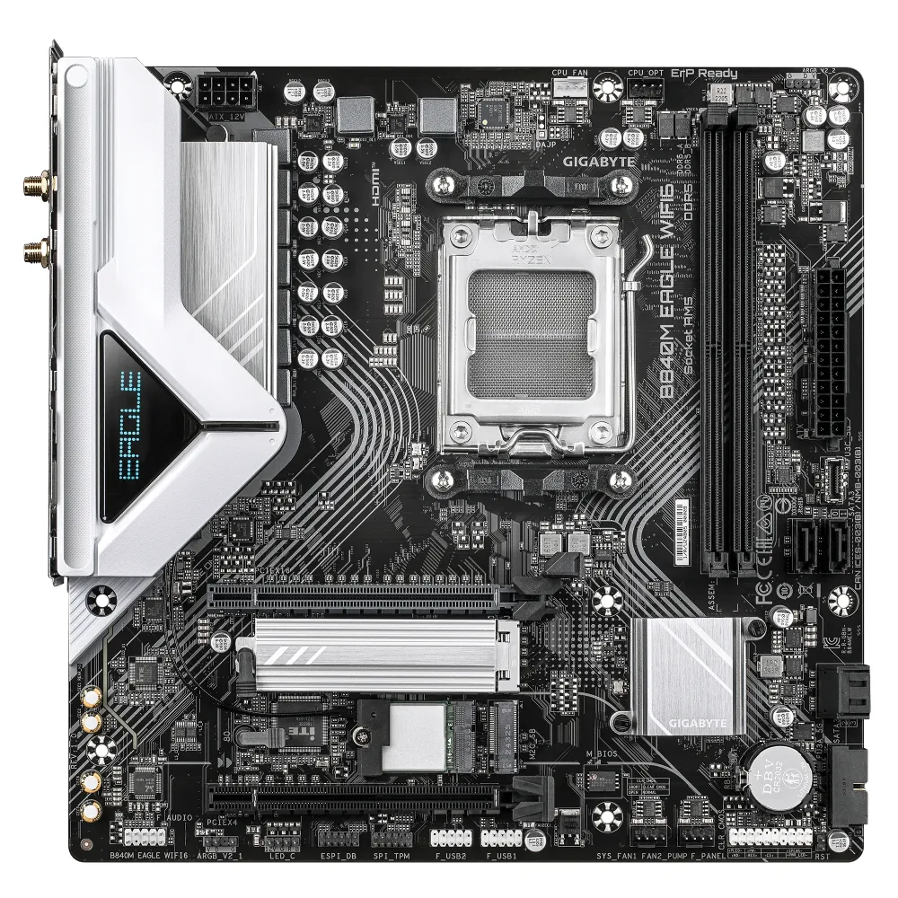 Дънна платка GIGABYTE B840M EAGLE WIFI6 socket AM5 Дънна платка GIGABYTE B840M EAGLE WIFI6 socket AM5