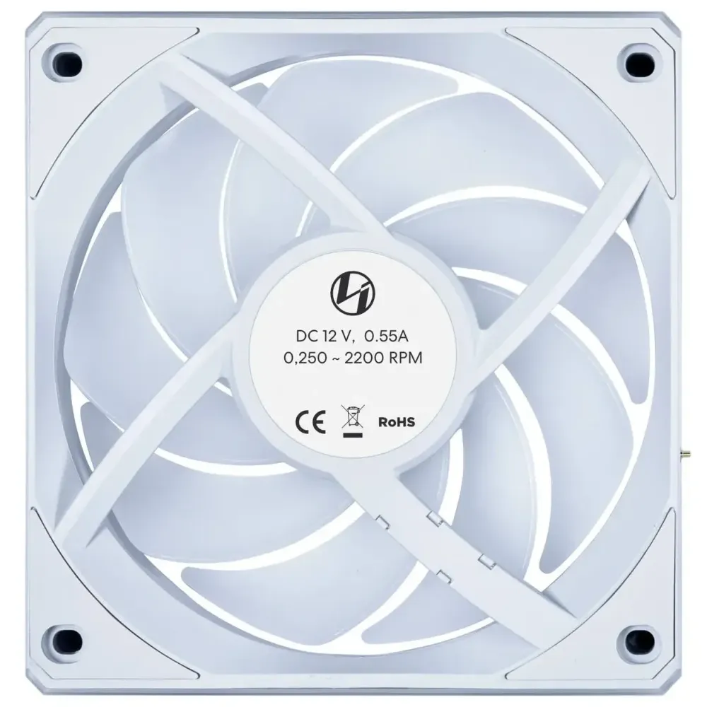 Вентилатори 3бр Lian Li UNI FAN CL Wireless ARGB PWM - 120 mm Бели + Контролер