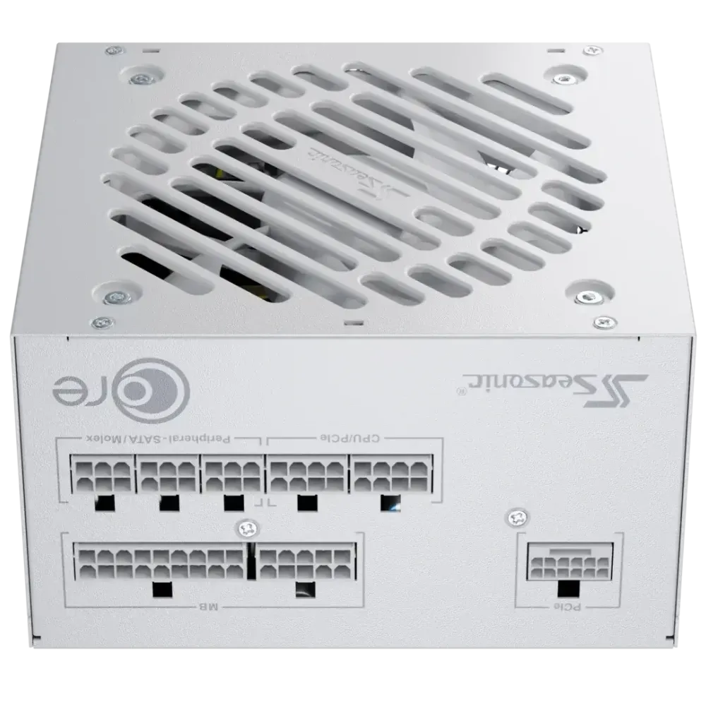 Захранващ блок Seasonic CORE GX White 650W 80+ Gold, Fully Modular, ATX 3.1, PCIe 5.1