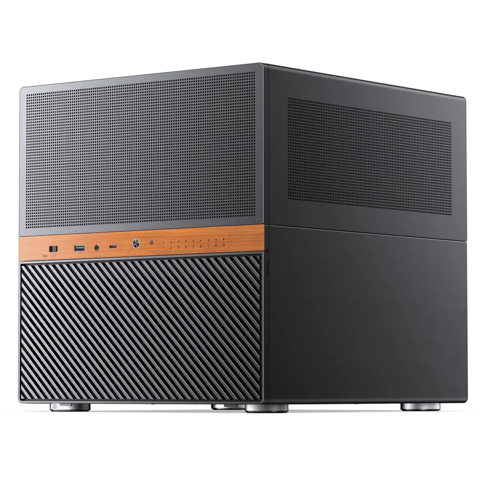 Кутия Jonsbo N6 NAS Micro-ATX - Black