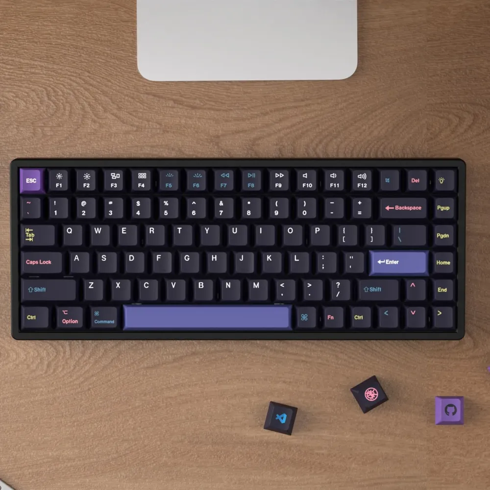 Капачки за механична клавиатура Keychron Cherry Profile Dye-Sub PBT Full Set Keycap Set - Cyber Developer