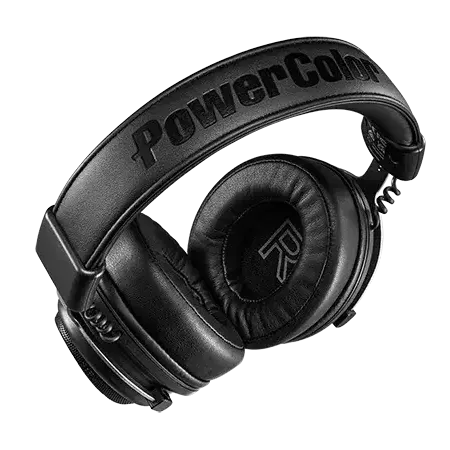 Геймърски безжични слушалки PowerColor Alphyn AH10 - Черни