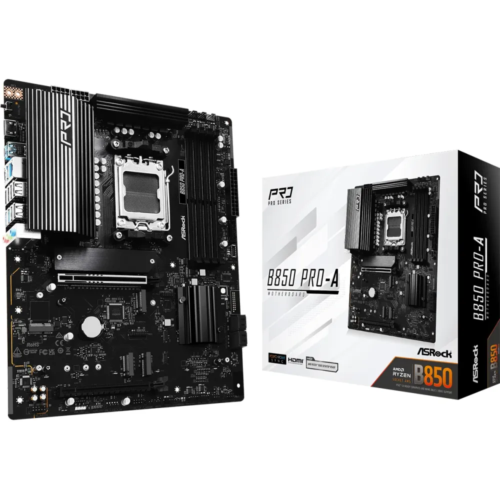 Дънна платка ASRock B850 PRO-A socket AM5 Дънна платка ASRock B850 PRO-A socket AM5