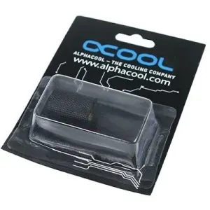 Муфа Alphacool, Вътрешна резба G1/4 AG - G1/4 AG, Черен мат