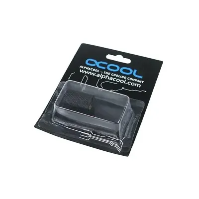 Муфа Alphacool, Вътрешна резба G1/4 AG - G1/4 AG, Черен мат