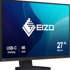 Монитор EIZO ColorEdge EV2740S-BK, 27'', 3140x2160, IPS, USB-C, DP, HDMI, 4xUSB-A, Черен Монитор EIZO ColorEdge EV2740S-BK, 27'', 3140x2160, IPS, USB-C, DP, HDMI, 4xUSB-A, Черен