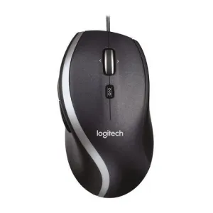 Жична оптична мишка LOGITECH M500, Бърз скрол, USB, Черен
