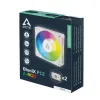 Вентилатор ARCTIC BioniX P12 A-RGB PWM 120mm Daisy Chain - Бял