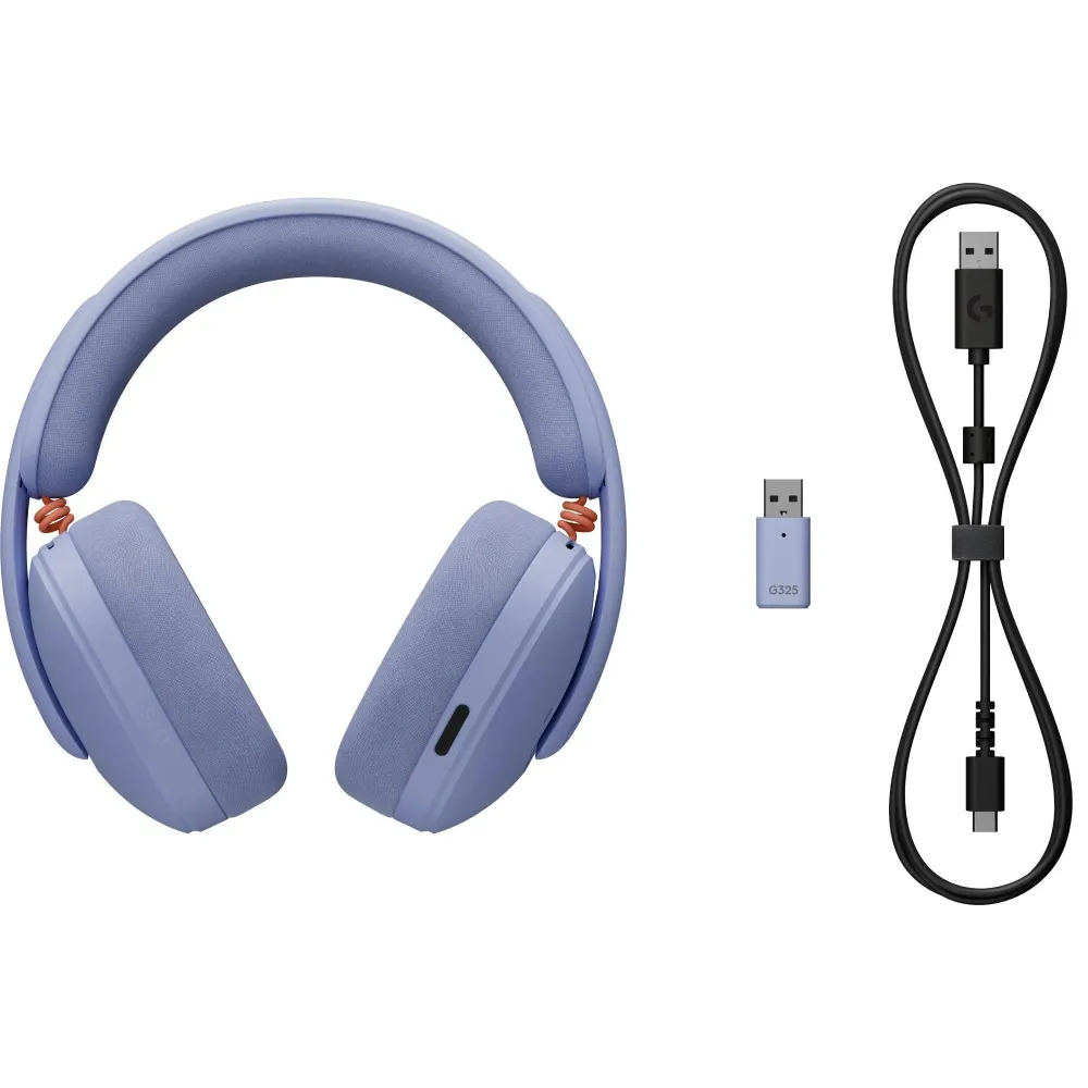 Геймърски слушалки Logitech G325 Ligthspeed Wireless, Микрофон, Лилав Геймърски слушалки Logitech G325 Ligthspeed Wireless, Микрофон, Лилав