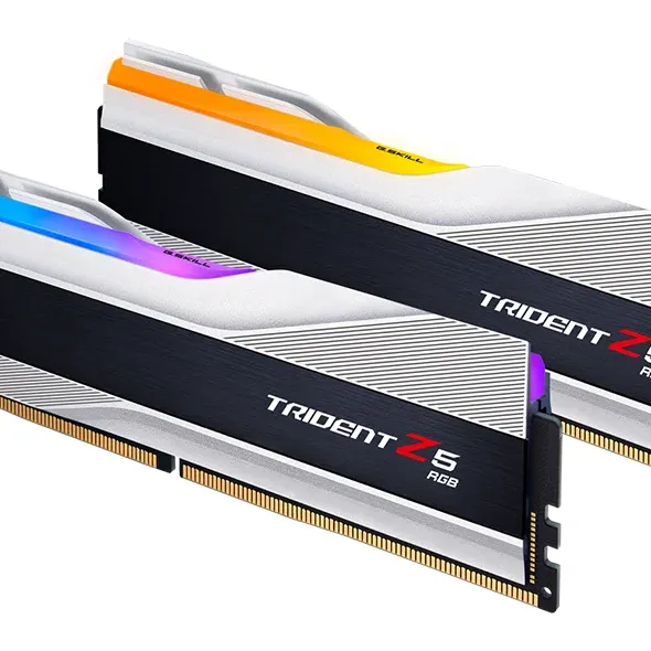 Памет G.SKILL Trident Z5 Silver RGB 32GB(2x16GB) DDR5 6000MHz F5-6000J3636F16GX2-TZ5RS